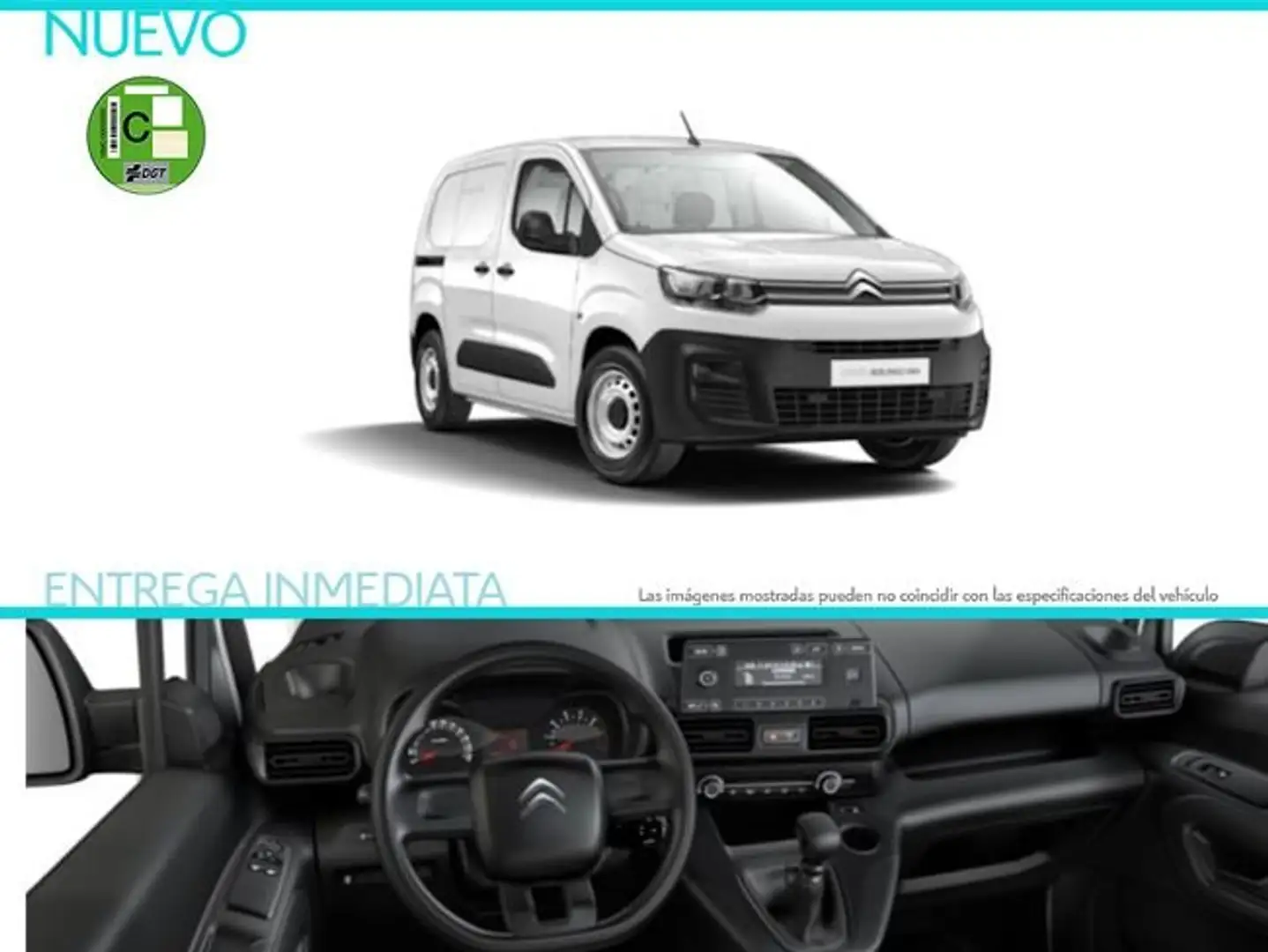 Citroën Berlingo VAN 1.5 BLUEHDI 100 TALLA M CONTROL 3P Blanco - 1