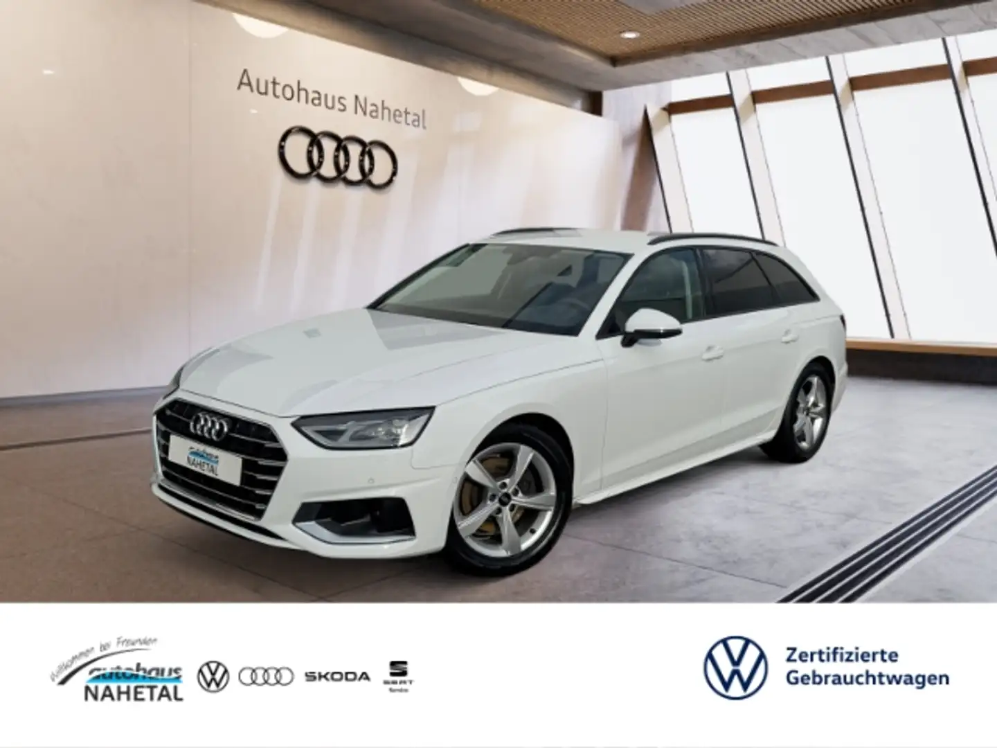 Audi A4 Avant 35 TDI Advanced LED NAVI+TOP VIEW SOUND SPOR Weiß - 1