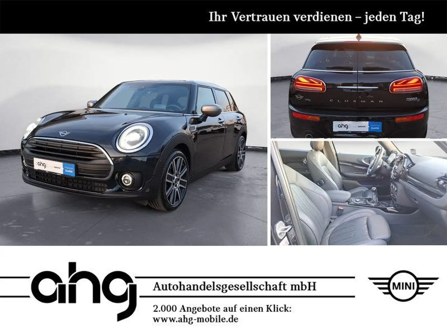 MINI Cooper D Clubman Clubman Cooper D Navi Leder Rückfahrkamera Harma Schwarz - 1