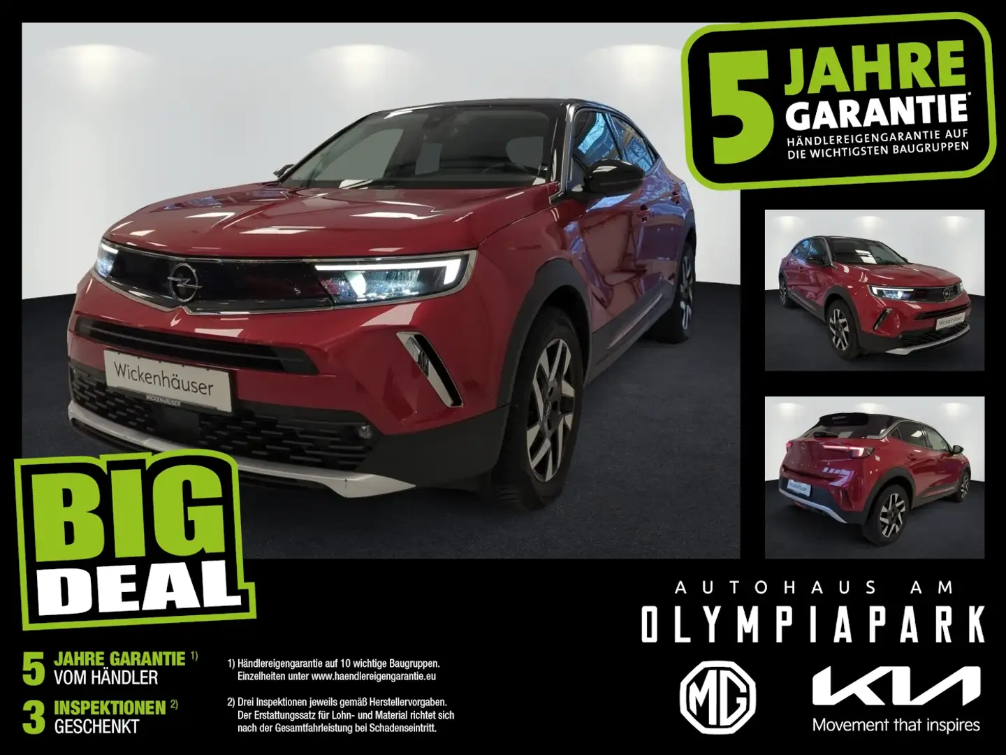 Opel Mokka 1.2 Turbo Elegance Klim BT Temp Alu PDC Rosso - 1