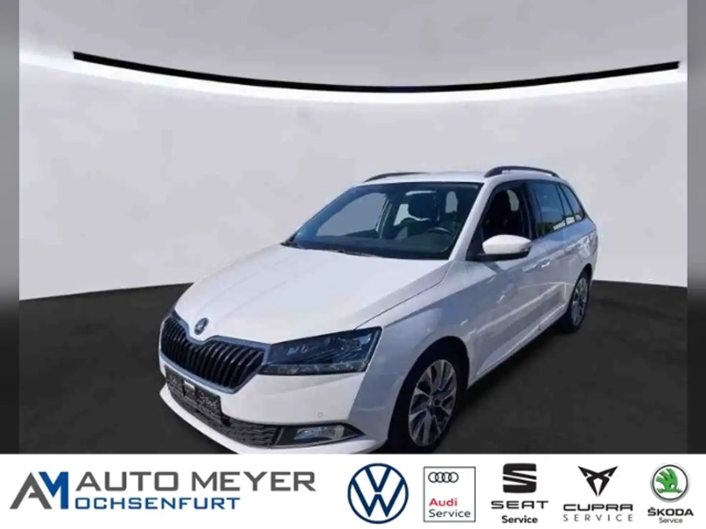 Skoda Fabia Combi CLEVER 1.0 TSI Navi AHK ACC PDC SH Blanc - 1