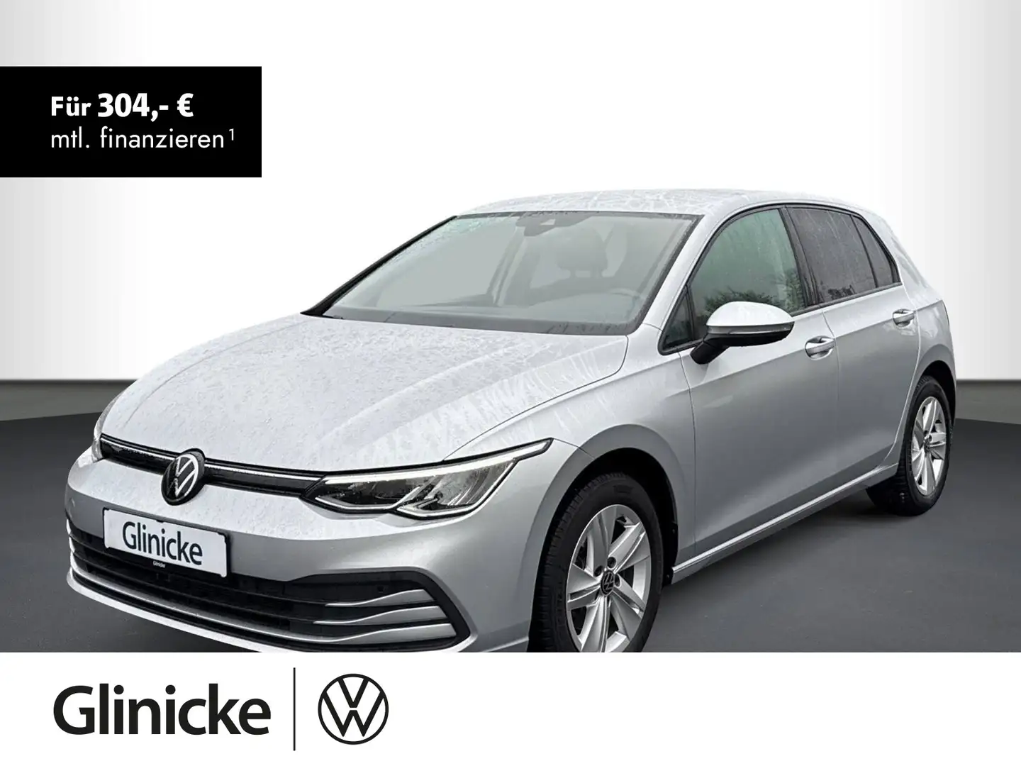 Volkswagen Golf VIII Life 2.0 TDI DSG, NAVI, RFK, SHZ Silber - 1