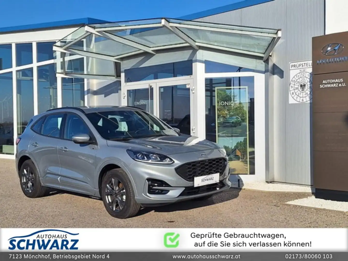 Ford Kuga 2,5 Duratec PHEV ST-Line Grijs - 1