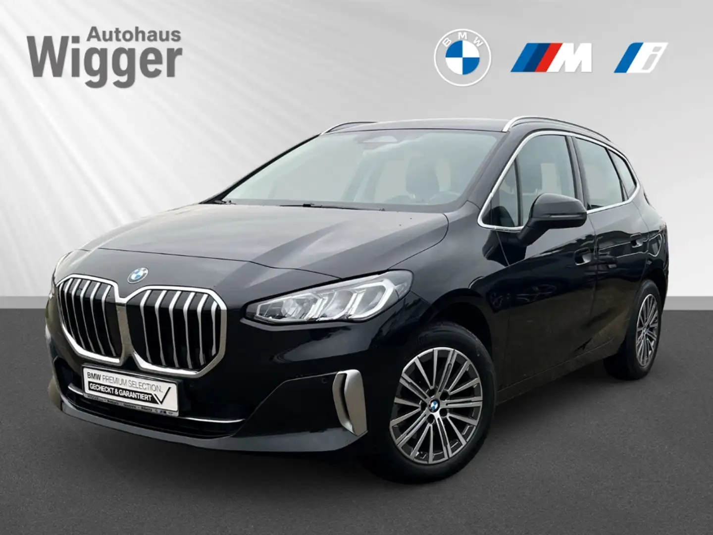 BMW 218 Active Tourer Aut Luxury Line/Navigation/LED Schwarz - 1