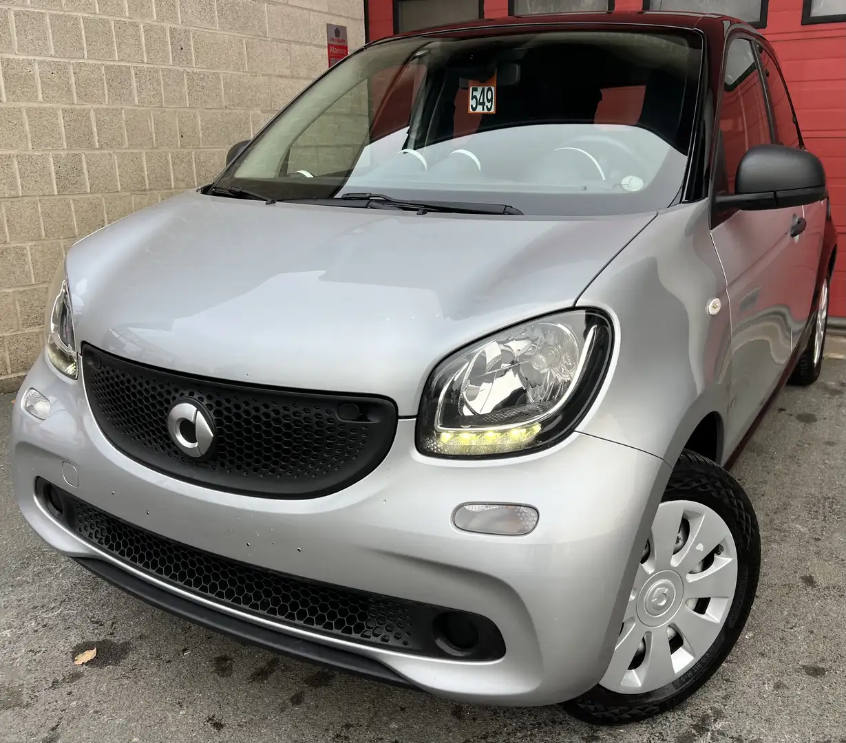 smart forFour 1.0i Edition + CLIM + CAR-PASS Gris - 1