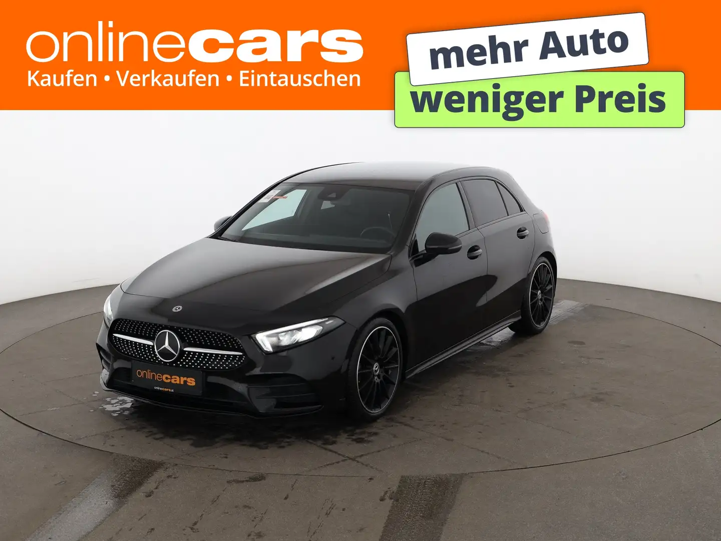 Mercedes-Benz A 200 d AMG-Line Aut LED LEDER NAVI SITZHZG ASSIST Schwarz - 1