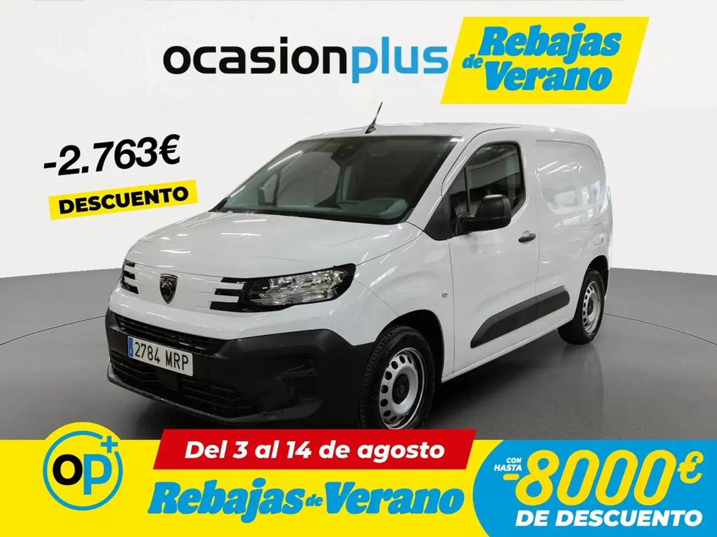 Peugeot Partner 1.5 BlueHDI S&S Standard 600kg 100 Blanco - 1
