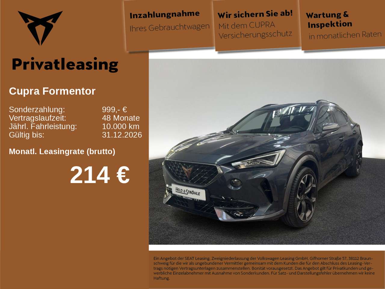 Cupra Formentor — Cupra Formentor 1.5 TSI DSG LED NAVI AHK KAM 19" ACC