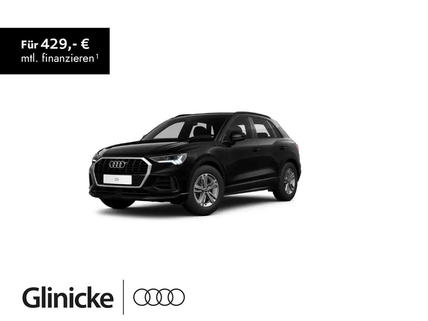 Audi Q3 Fahrschule 35 TFSI S line AHZV Navi Schwarz - 1