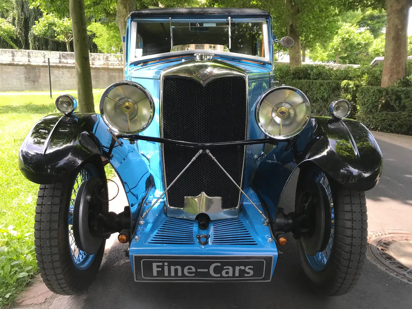 Oldtimer Riley Riley Nine Monaco Schiebedach Tüv H-Zulassung Bleu - 1