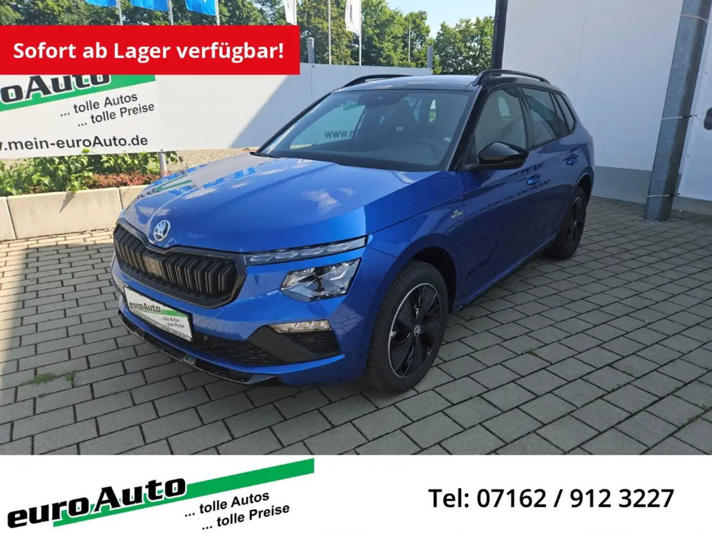 Skoda Kamiq Monte Carlo 1.5 TSi Matrix LED 5 Jahre Garantie Bleu - 1
