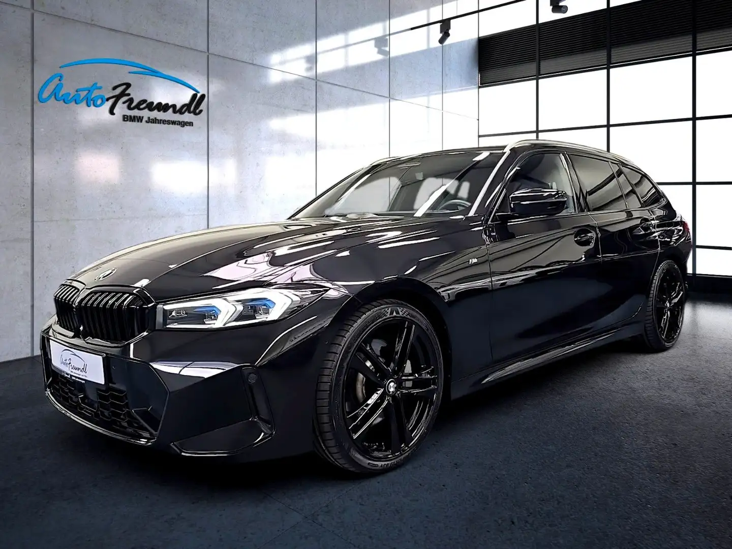 BMW 330 i T. M Sport *19 Zoll*Pano*360*ACC*HuD* Zwart - 1