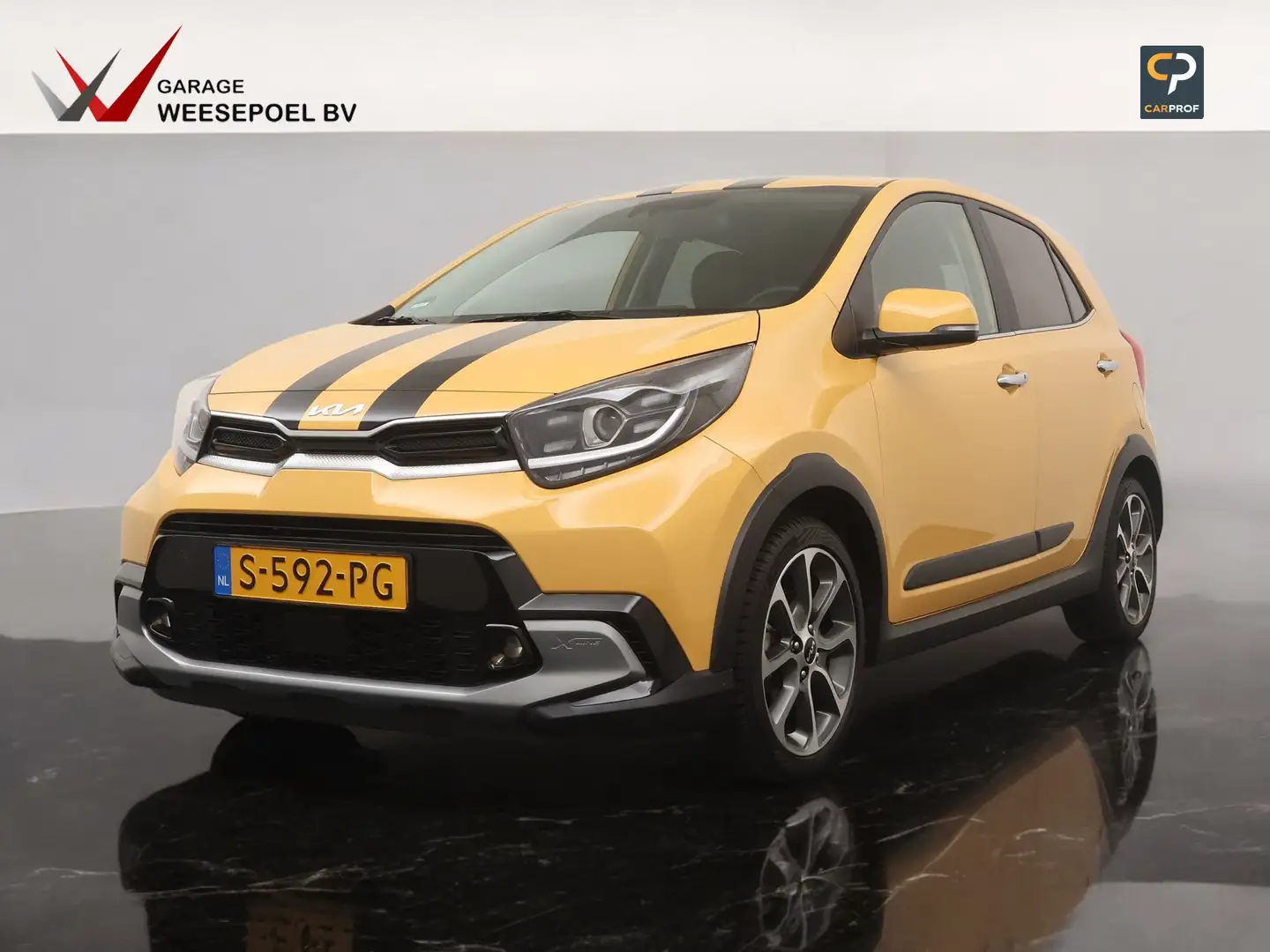 Kia Picanto 1.0 T-GDi 100PK X-Line - Striping - Navigatie - Ca Jaune - 1