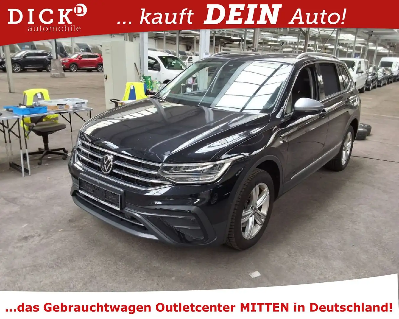 Volkswagen Tiguan Allspace Tiguan Allsp 2.0d 4Mot DSG LED/ACC/MASS/AHK/8Fa Schwarz - 1