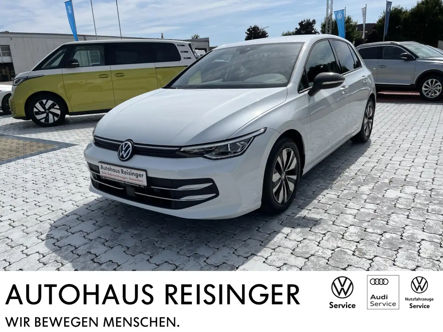Volkswagen Golf VIII 1.5 eTSI Goal DSG (IQLight,APP,NAVI,RearView) Weiß - 1