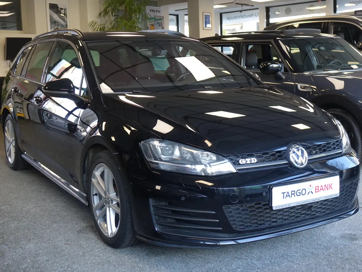 Volkswagen Golf Variant GTD BMT DSG+Navi+App-Connect+Temp+Scheibe heizbar+ Noir - 1