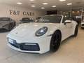 Porsche 992 Cabrio 3.0 Carrera auto Unico Proprietario Weiß - thumbnail 1
