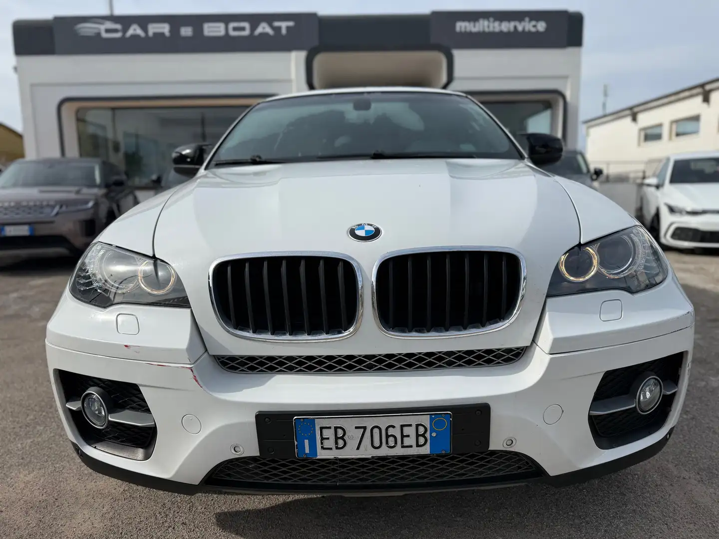 BMW X6 X6 E71 xdrive30d Futura auto Bianco - 2