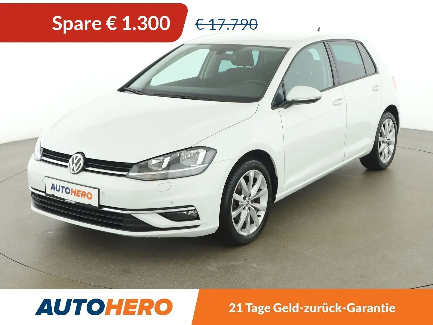 Volkswagen Golf 1.0 TSI Comfortline BlueMotion *ACC*CAM*PDC* Blanc - 1