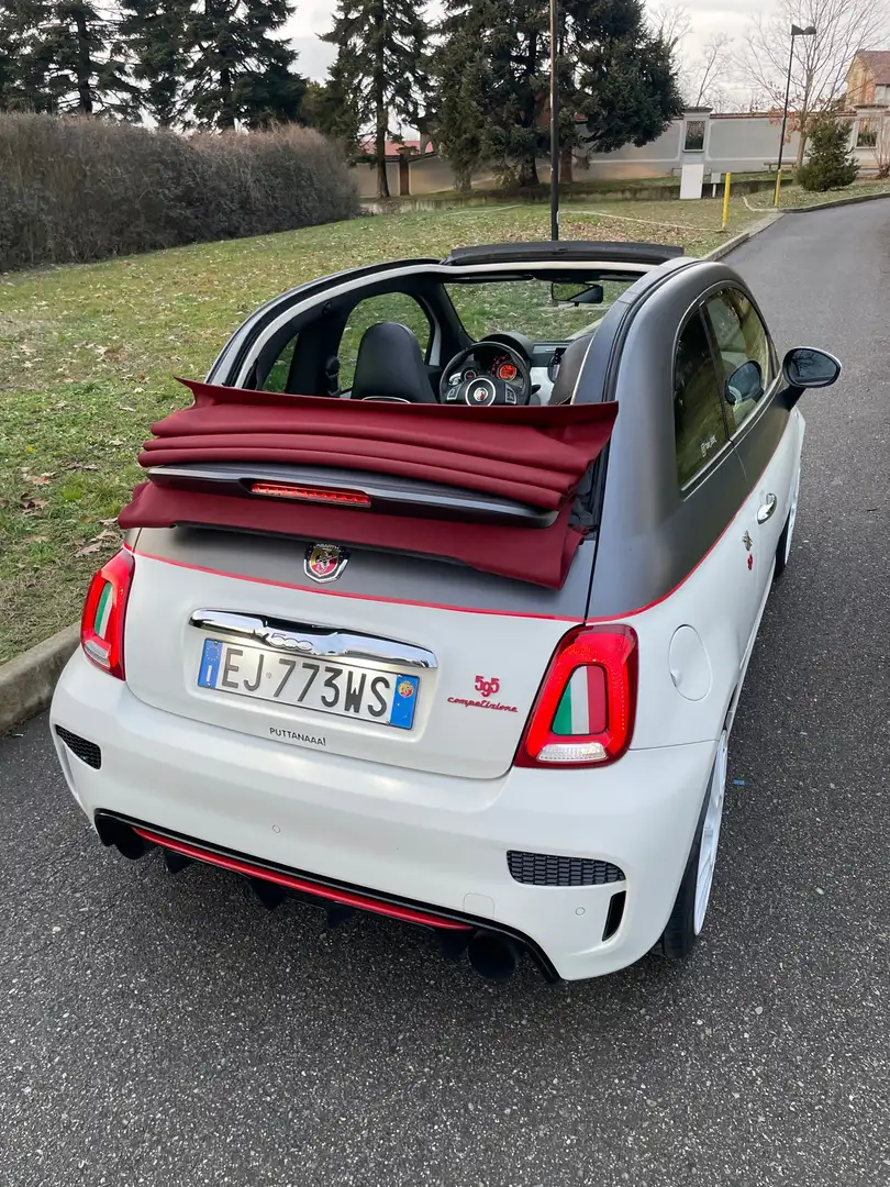 Abarth 500C 1.4 16v t. t-jet bicol. 140cv MTA Bílá - 2