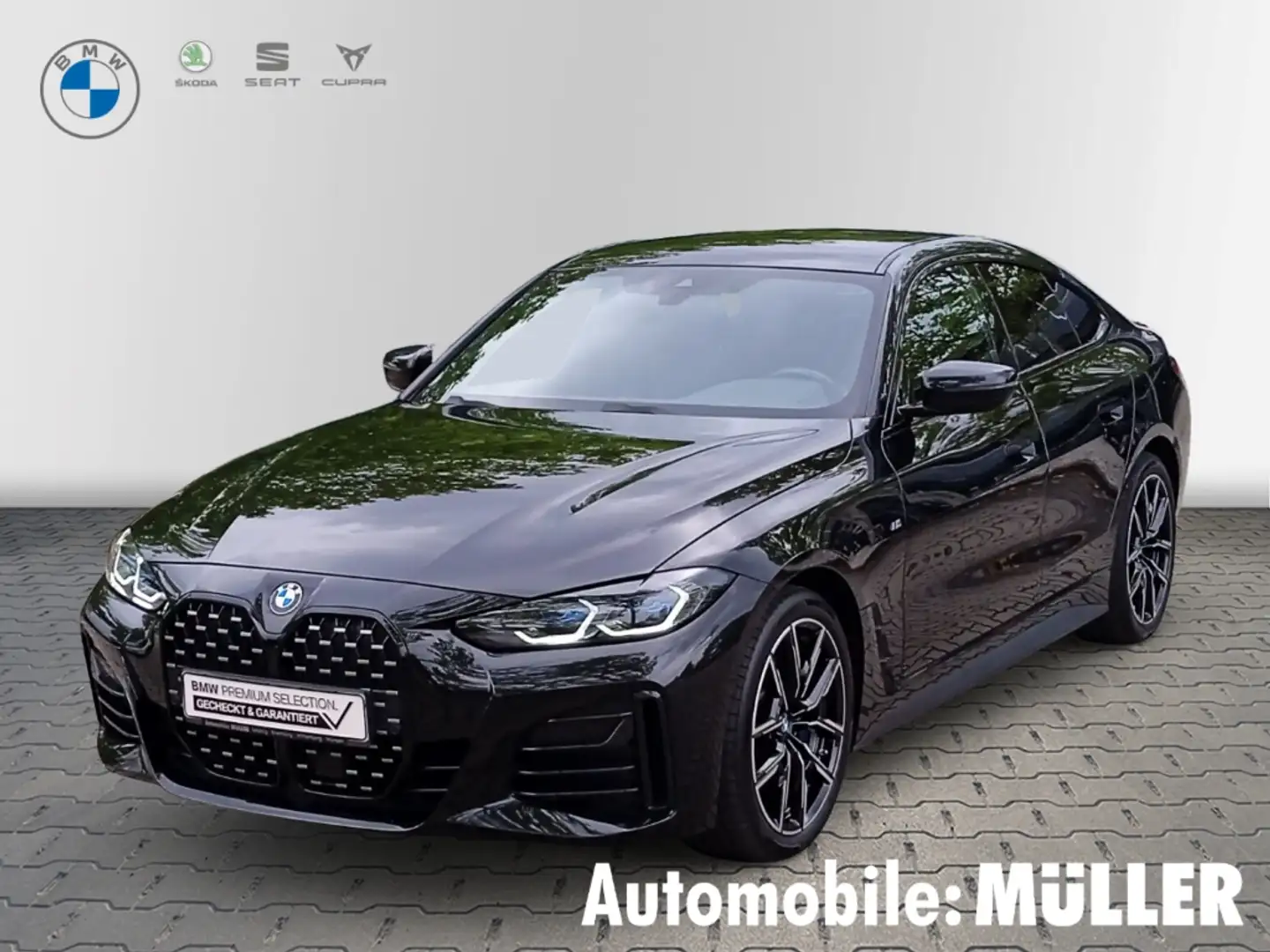 BMW 420 Gran Coupe d M Sport Laserlicht Sportpaket HUD AD Negru - 1