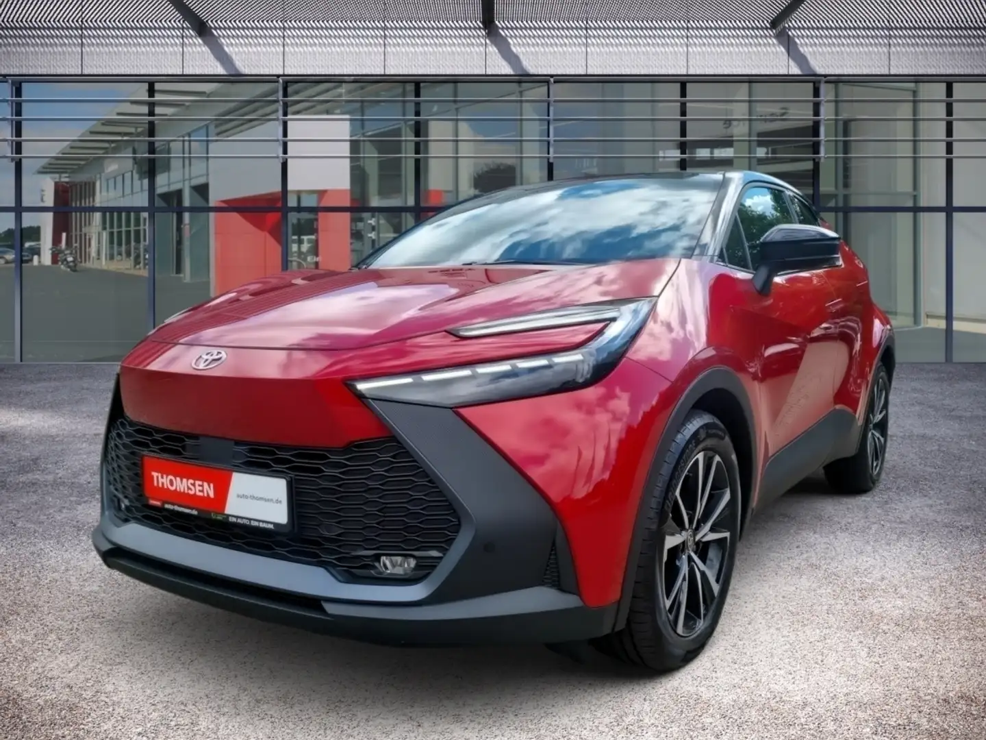 Toyota C-HR Team D LED, SHZ, RFK, ACC, Navi, Klima Rot - 2
