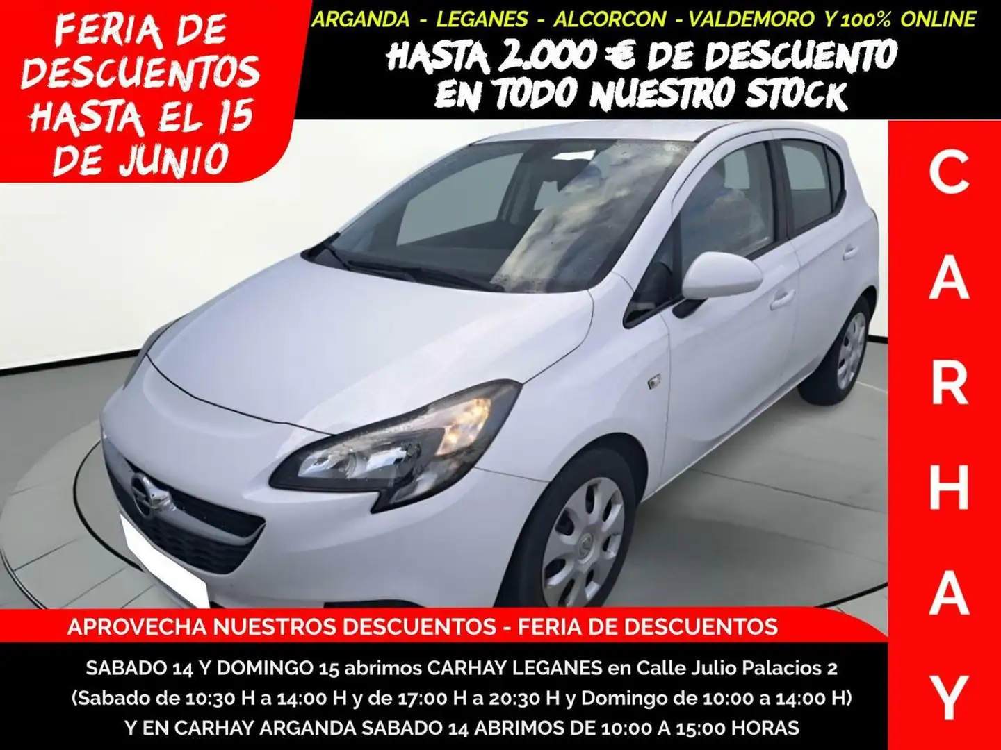 Opel Corsa E SELECTIVE PRO 1.4 90CV MT5 E6DT Weiß - 1