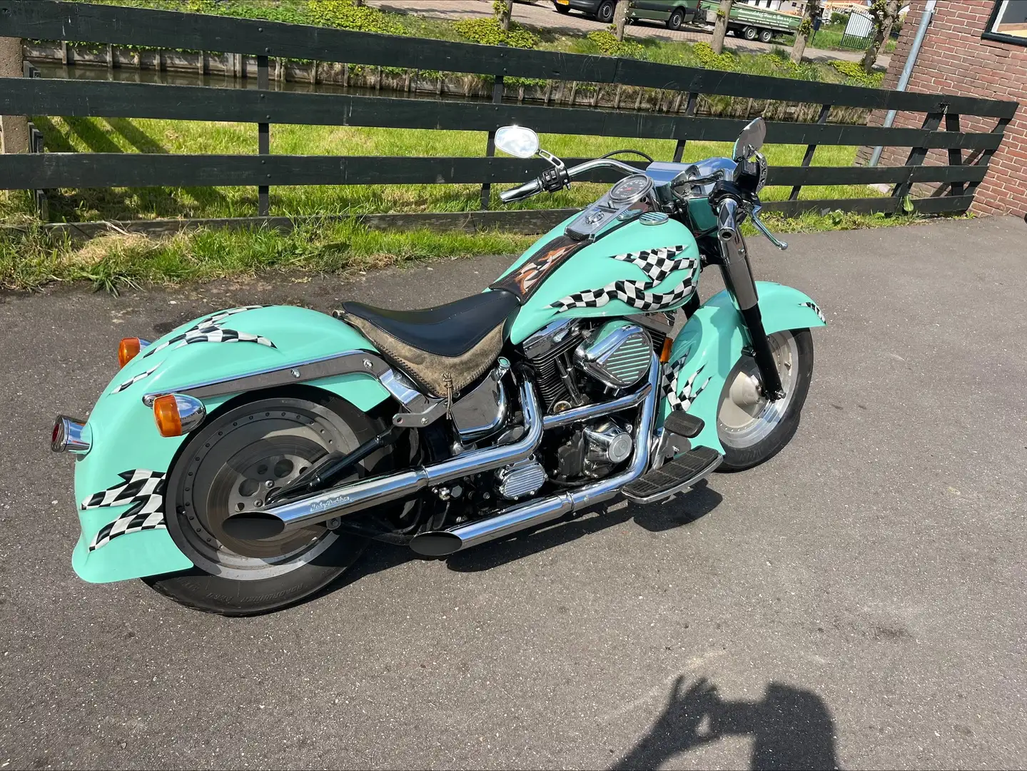 Harley-Davidson Fat Boy Groen - 1