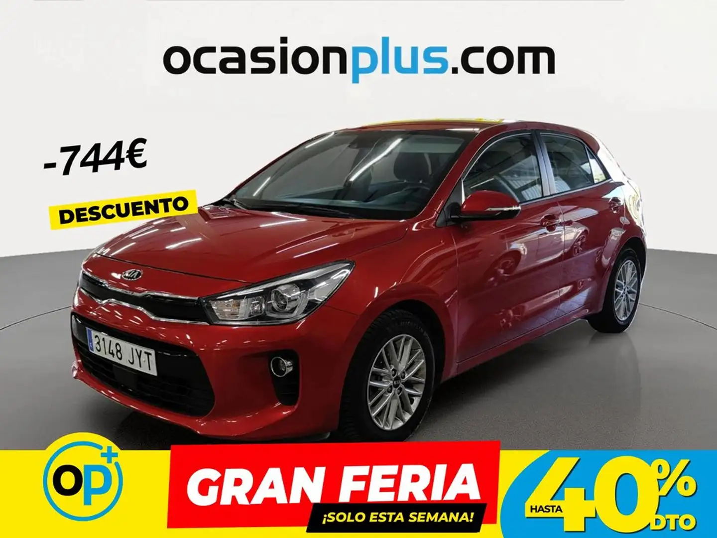 Kia Rio 1.0 T-GDi Eco-Dynamics Drive Rojo - 1