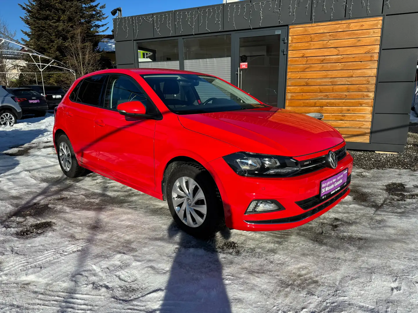 Volkswagen Polo 1,0 Highline TSI Rot - 1