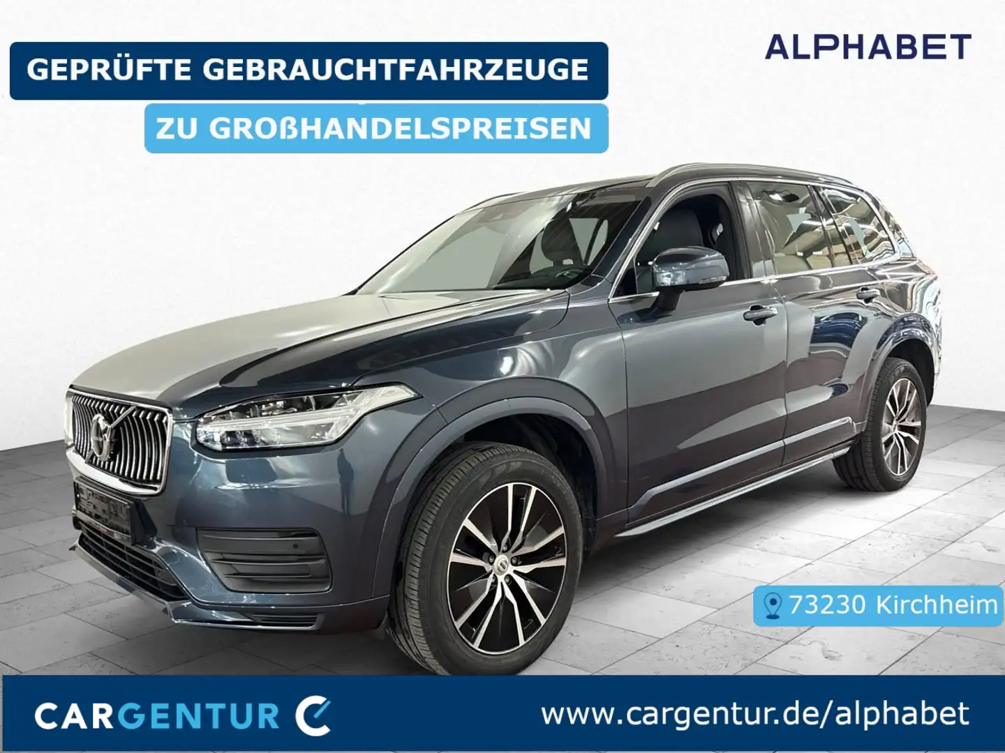 Volvo XC90 XC 90 B5 AHK StHz ACC BLIS Blau - 1