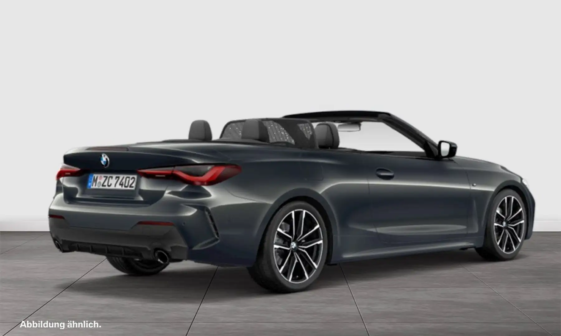 BMW 420 i Cabrio M Sport Aut. HUD RFK NAVI LED Laser Sound Grau - 2