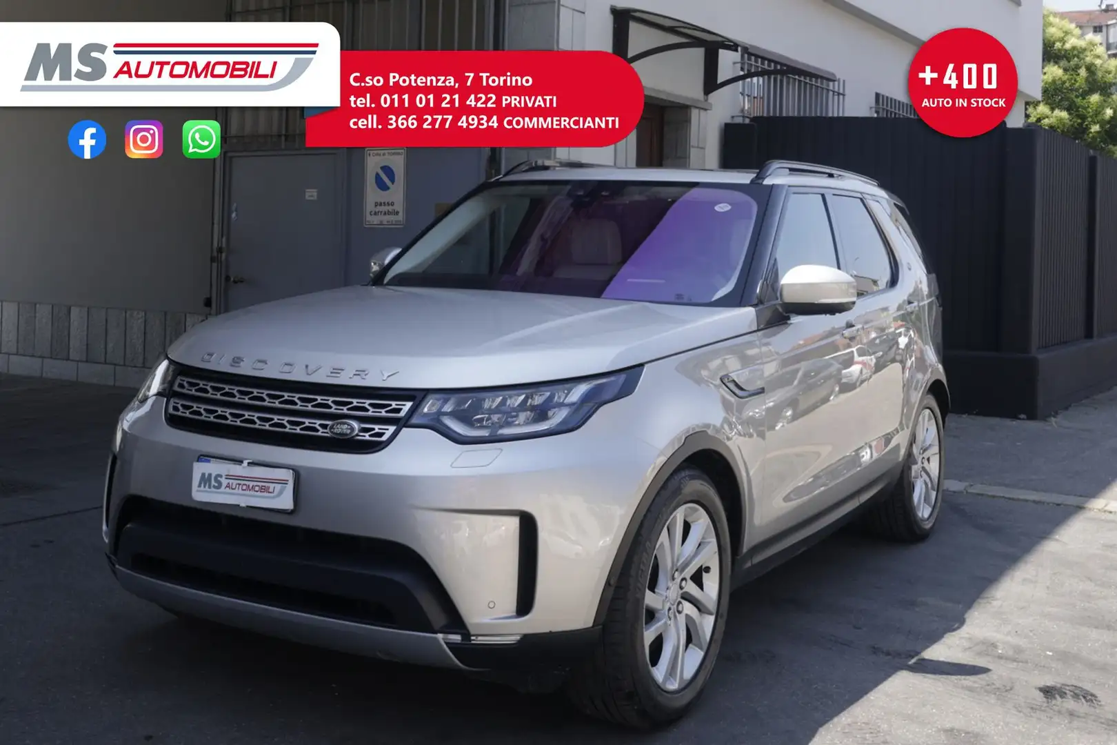 Land Rover Discovery Land Rover Discovery 2.0 SD4 240 CV HSE Luxury 7 Grigio - 1