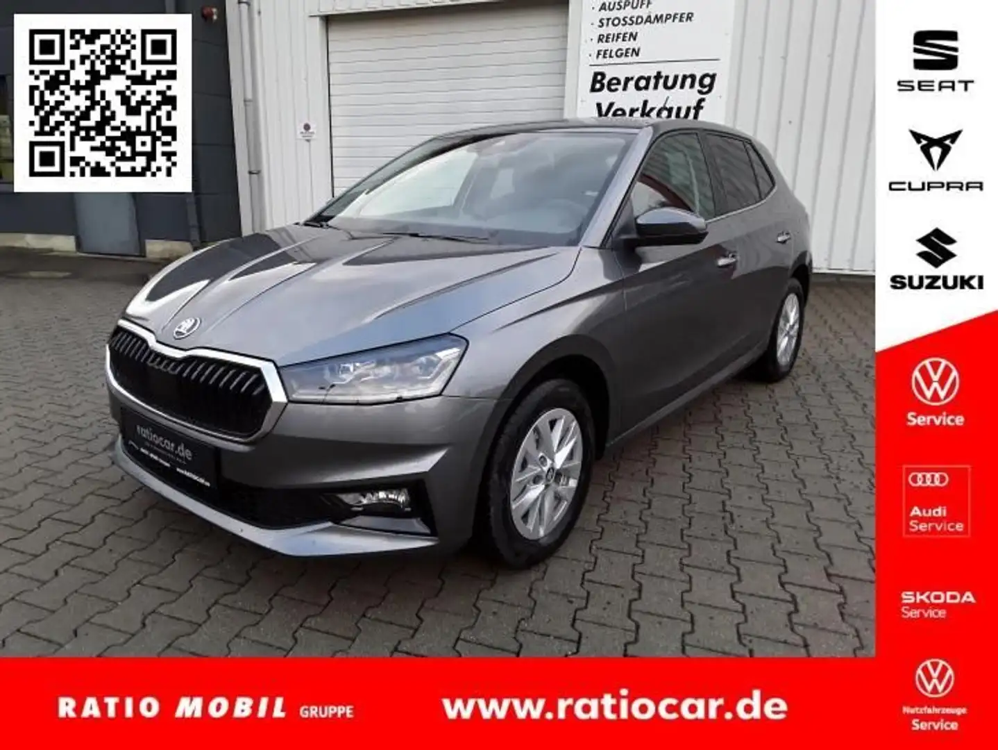Skoda Fabia FABIA STYLE 1.0 TSI DSG KLIMA SITZH. EINPARKH. Gris - 1