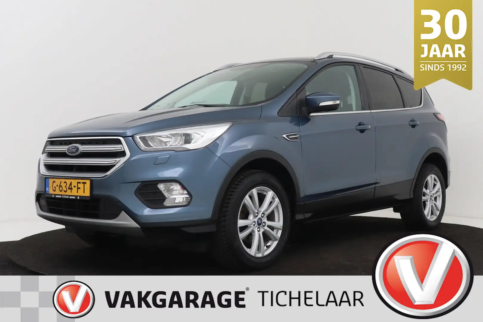 Ford Kuga 1.5 EcoBoost Trend Ultimate | Org NL | 53000 KM!! Blauw - 1