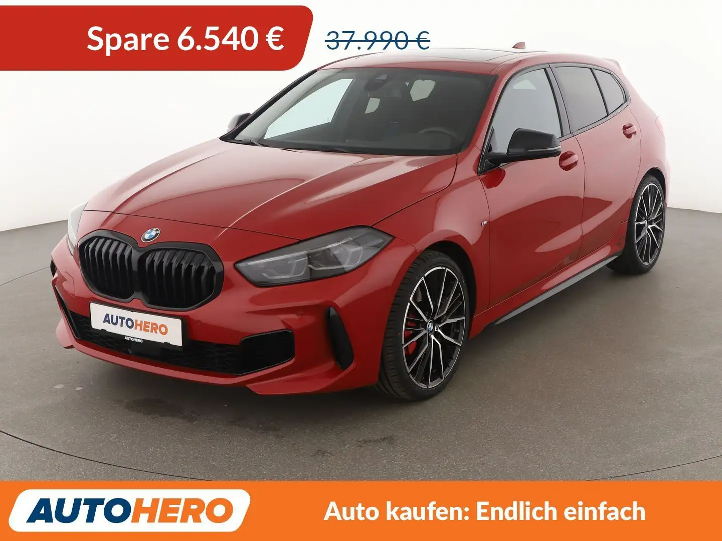 BMW 128 128ti Aut.*NAVI*LED*TEMPO*CAM*PANO*PDC* Rot - 1