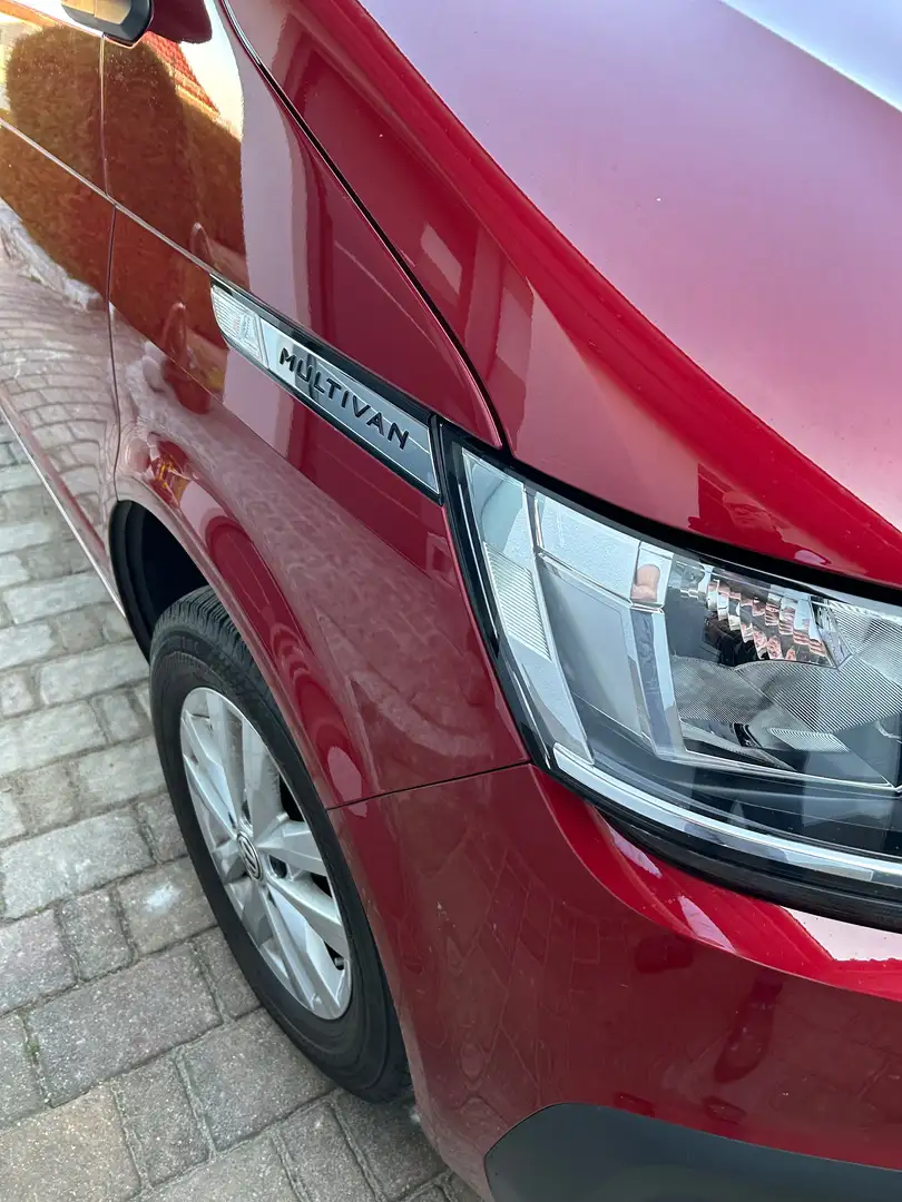 Volkswagen T6.1 Multivan Multivan T6.1 Kurz Fam.  16 Mon Garantie ! Rot - 2