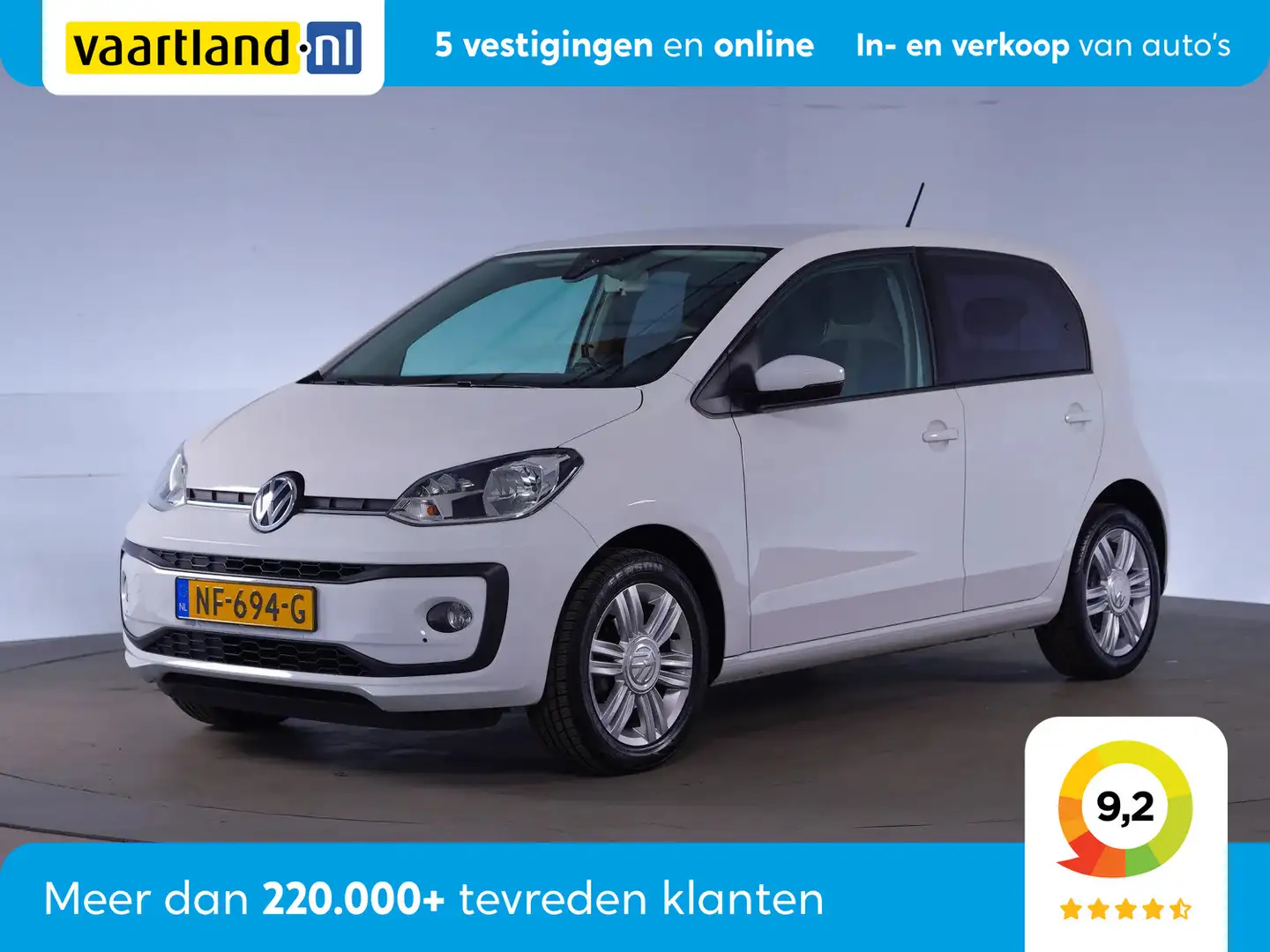 Volkswagen up! 1.0 high up! 5-drs [ Airco LM velgen Parkeersensor Blanc - 1