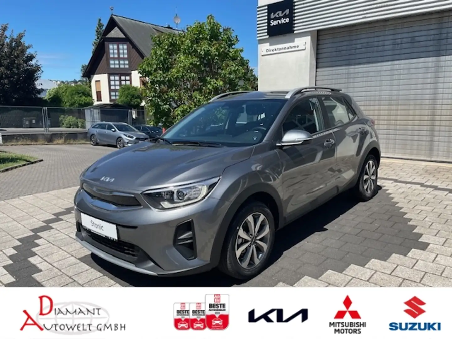 Kia Stonic 1.0T 100 VISION STD mit Rückfahrkamera Gris - 1