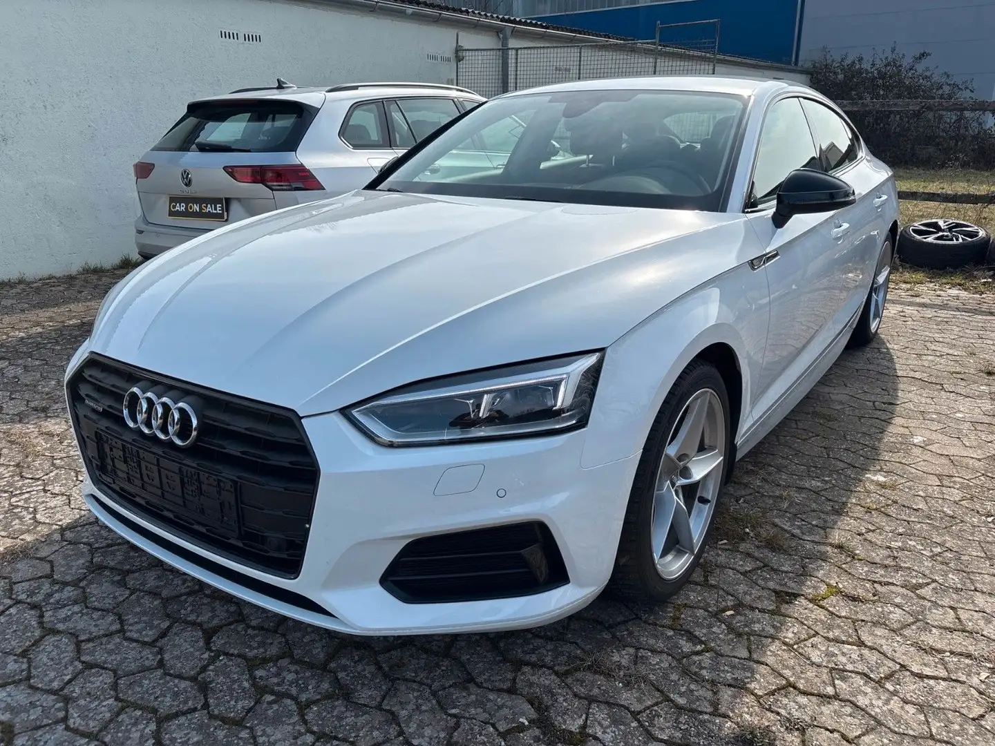 Audi A5 SB 45 TFSI qua. sport 8FACH CARPLAY LED TEMPO Blanco - 1