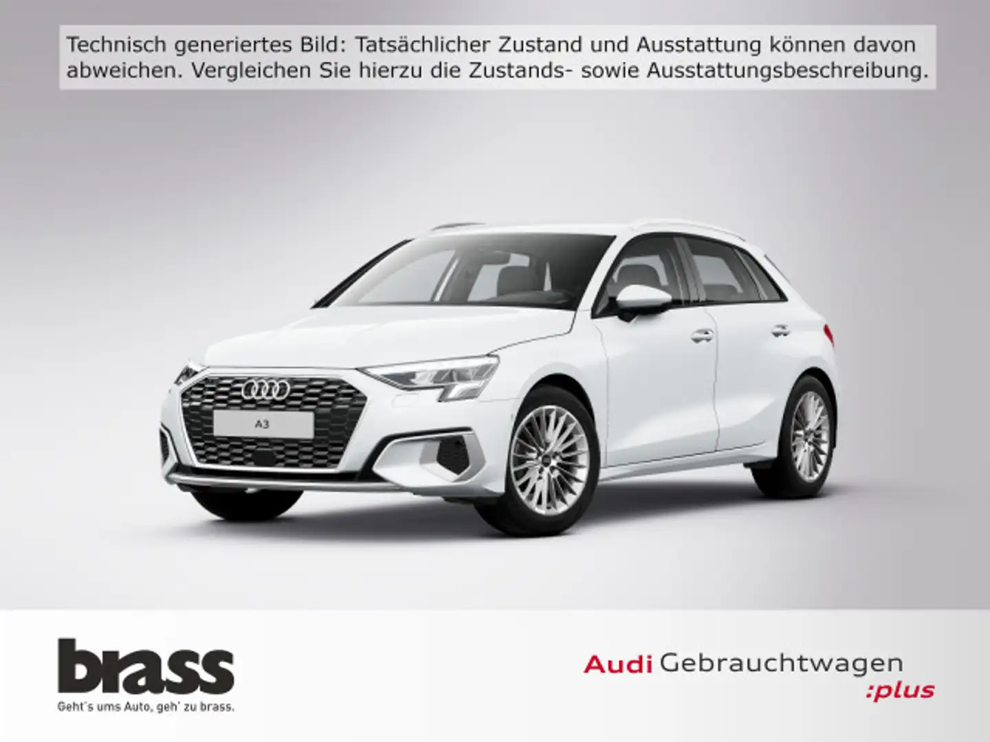 Audi A3 Advanced 30 TDI 85(116) kW(PS) Scha Weiß - 1