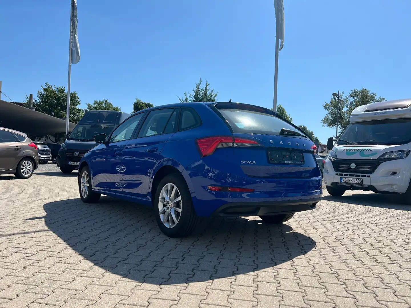 Skoda Scala 1.0 TSI Ambition *LED Kamera DAB Alu NS* Bleu - 2