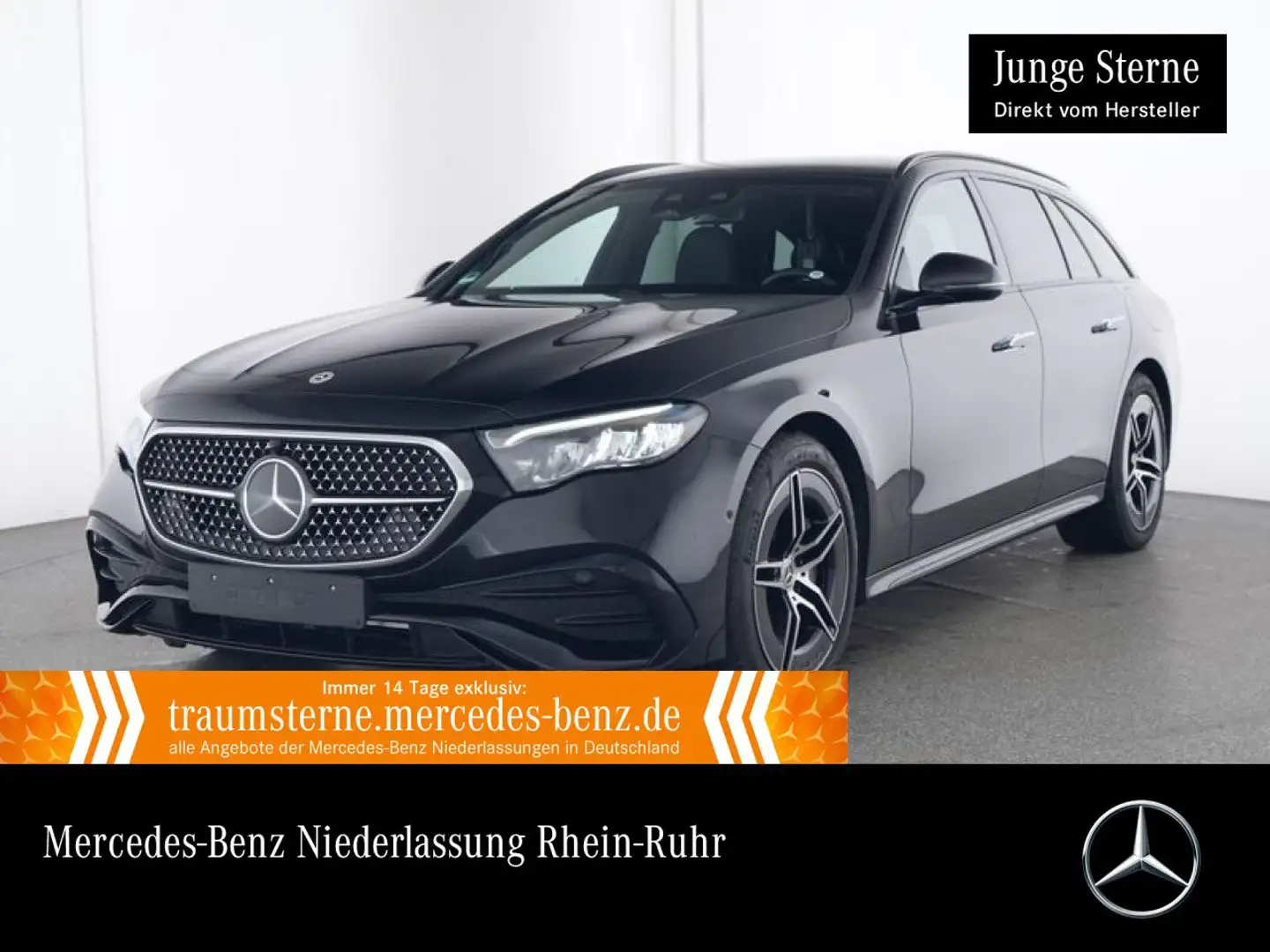 Mercedes-Benz E 300 de T AMG Fahrass Distr. LED Night Kamera PTS Zwart - 1