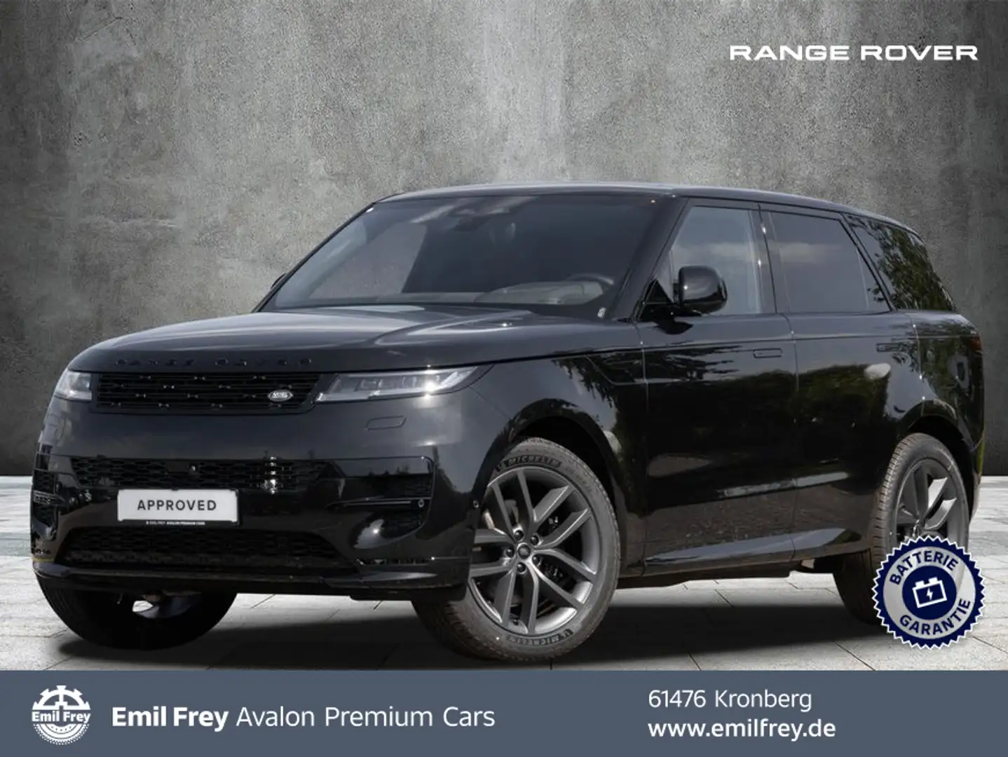 Land Rover Range Rover Sport P460e Hybrid Dynamic HSE 294 kW, Zwart - 1