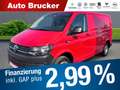 Volkswagen T6 Transporter Kasten-Kombi Kasten EcoProfi 2.0 TDI Rot - thumbnail 1