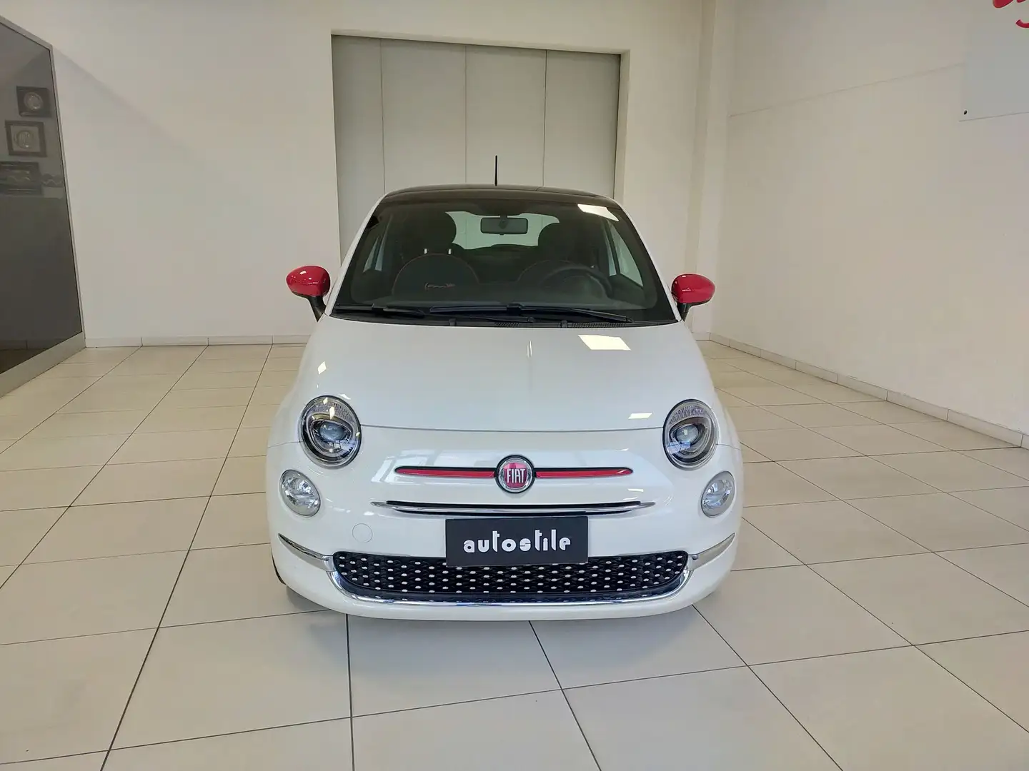 Fiat 500 500 1.0 hybrid (Red) 70cv Red KM0 Weiß - 2