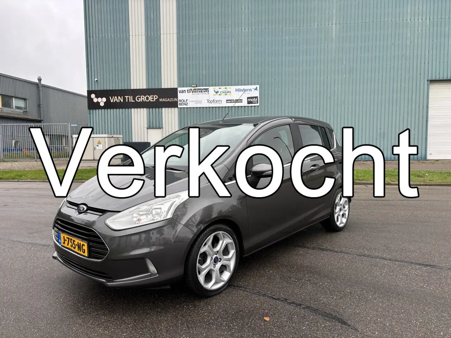 Ford B-Max 1.0i EcoBoost Titanium 101 PK. Grijs - 1