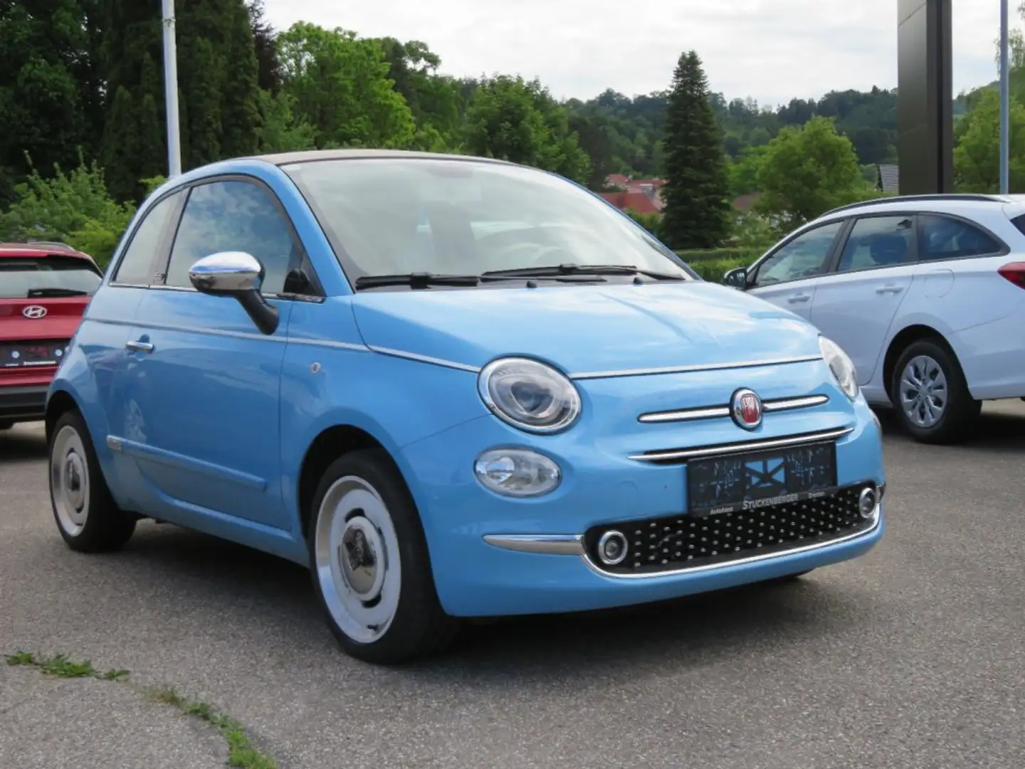 Fiat 500C Spiaggina '58 Blau - 1