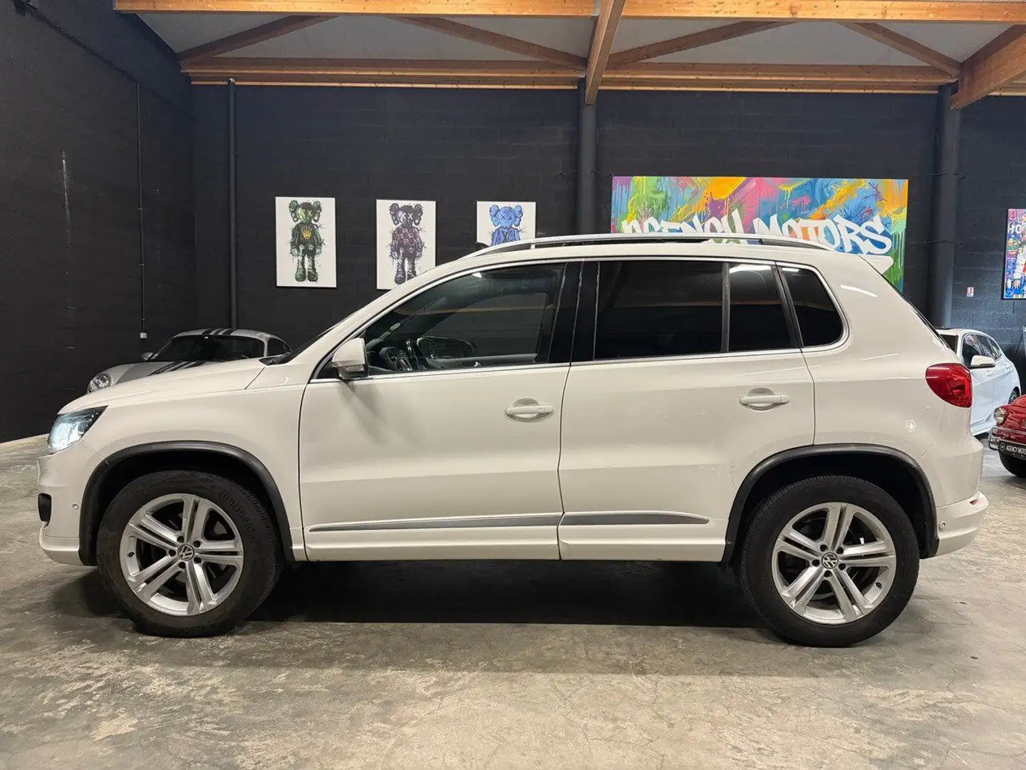 Volkswagen Tiguan 2.0 TDI 140 Ch R-Line Int/Ext DSG 4Motion *Historique Complet* 02/2014 Blanc - 2