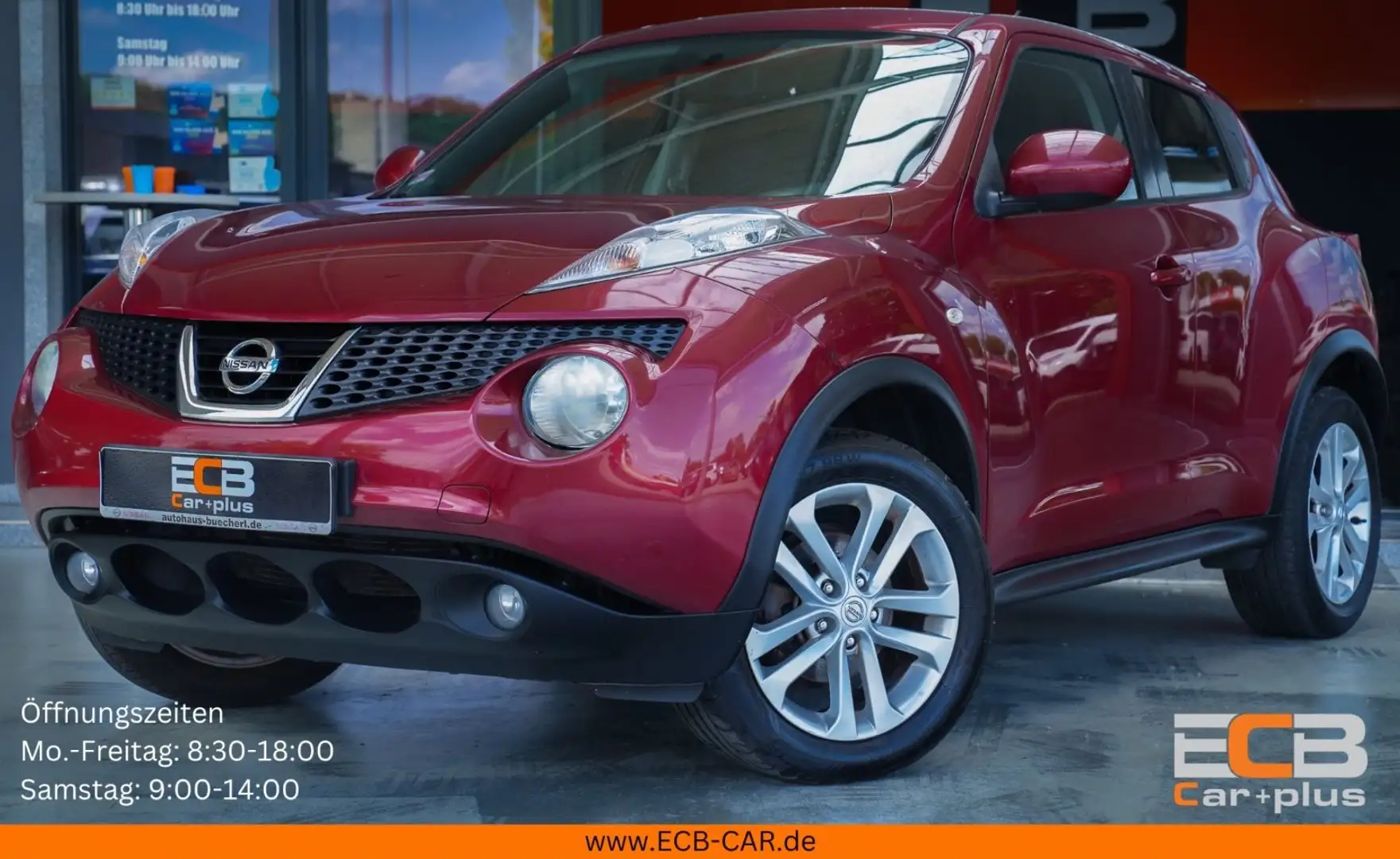 Nissan Juke Acenta *Klimaaut./Temp./TÜV 09/26* Rood - 1